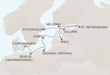 Cruises Around The World Route