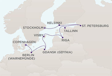 Cruises Around The World Route