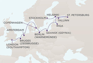 Cruises Around The World Route