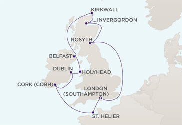 Cruises Around The World Route