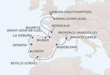 Cruises Around The World Route