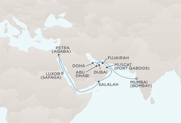 Cruises Around The World Route Map Cruises Around The World Regent World Cruises Voyager RSSC
