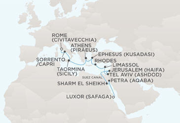 Cruises Around The World Route Map Cruises Around The World Regent World Cruises Voyager RSSC May 4-18 2029 - 14 Days