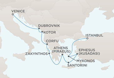 Cruises Around The World Route