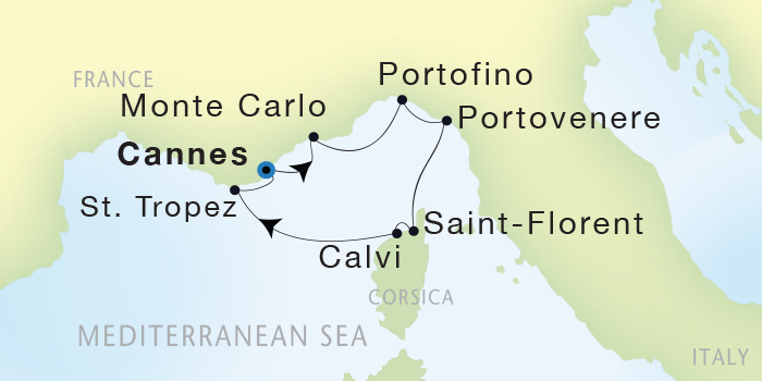 Cruises Around The World Seadream Yacht Club, Seadream 1 October 8-15 2028 Cannes, France to Cannes, France
