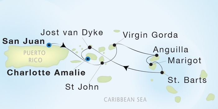 Cruises Around The World Seadream Yacht Club, Seadream 2 March 19-26 2028 San Juan, Puerto Rico to St. Thomas