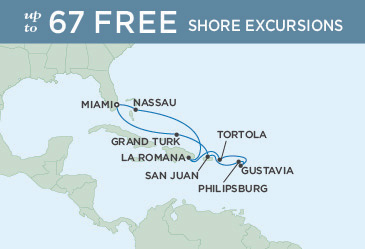 Cruises Around The World Seven Seas Navigator December 27 2027 January 6 2028 Miami, Florida to Miami, Florida