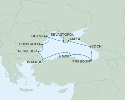 Cruises Around The World Seven Seas Navigator September 5-15 2028 Istanbul, Turkey to Istanbul, Turkey