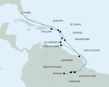 Cruises Around The World Seven Seas Navigator - RSSC May 23 June 17 2026 Cruises Miami, FL, United States to Miami, FL, United States