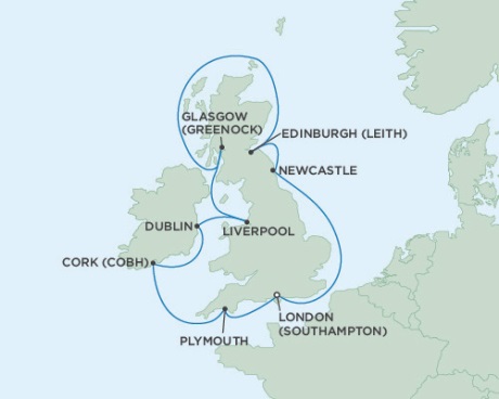 Cruises Around The World Seven Seas Voyager June 6-16 2028 London (Southampton), England to London (Southampton), England