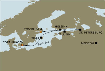 Cruises Around The World Deluxe Cruises - Seven Seas Navigator 2028 July 1-8 2028