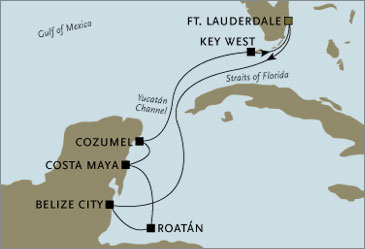 Cruises Around The World Deluxe Cruises - Seven Seas Navigator 2028 Fort Lauderdale to Fort Lauderdale November
