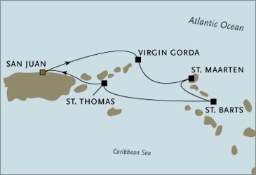 Cruises Around The World Deluxe Cruises - Seven Seas Navigator 2028 San Juan to San Juan