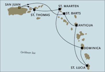 Cruises Around The World Regent Seven Seas Navigator Cruises 2028 San Juan to San Juan