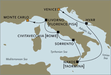 Cruises Around The World Deluxe Cruises - Seven Seas Navigator 2028 September 23-30
