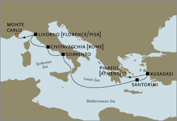 Cruises Around The World Seven Seas Voyager October 21-28 2028