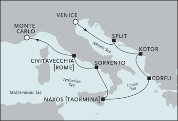 Regent Seven Seas Cruises Seven Seas Navigator July 31 August 7 2031 Cruise Itinerary luxury cruise information